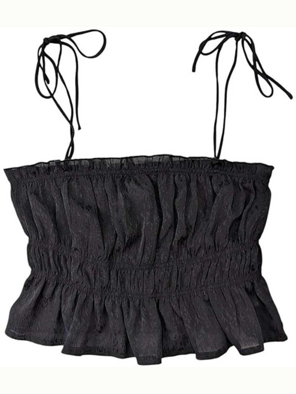 Princess Polly Crop Top Womens 6 Black Coquette Whimsigoth Fairy Grunge Cosplay‎